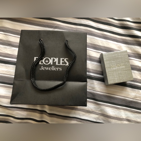 Pear Shaped Lab created White Sapphire Necklace - Picture 7 of 7